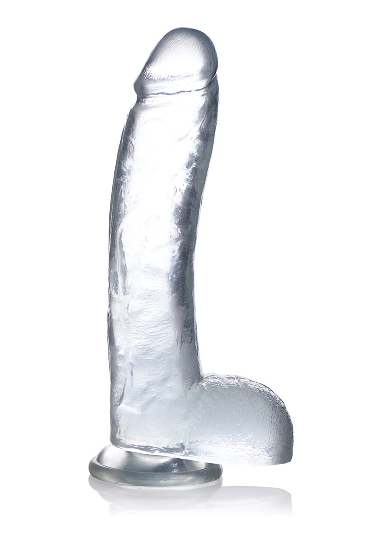 Doorzichtige Dildo met Ballen afbeelding