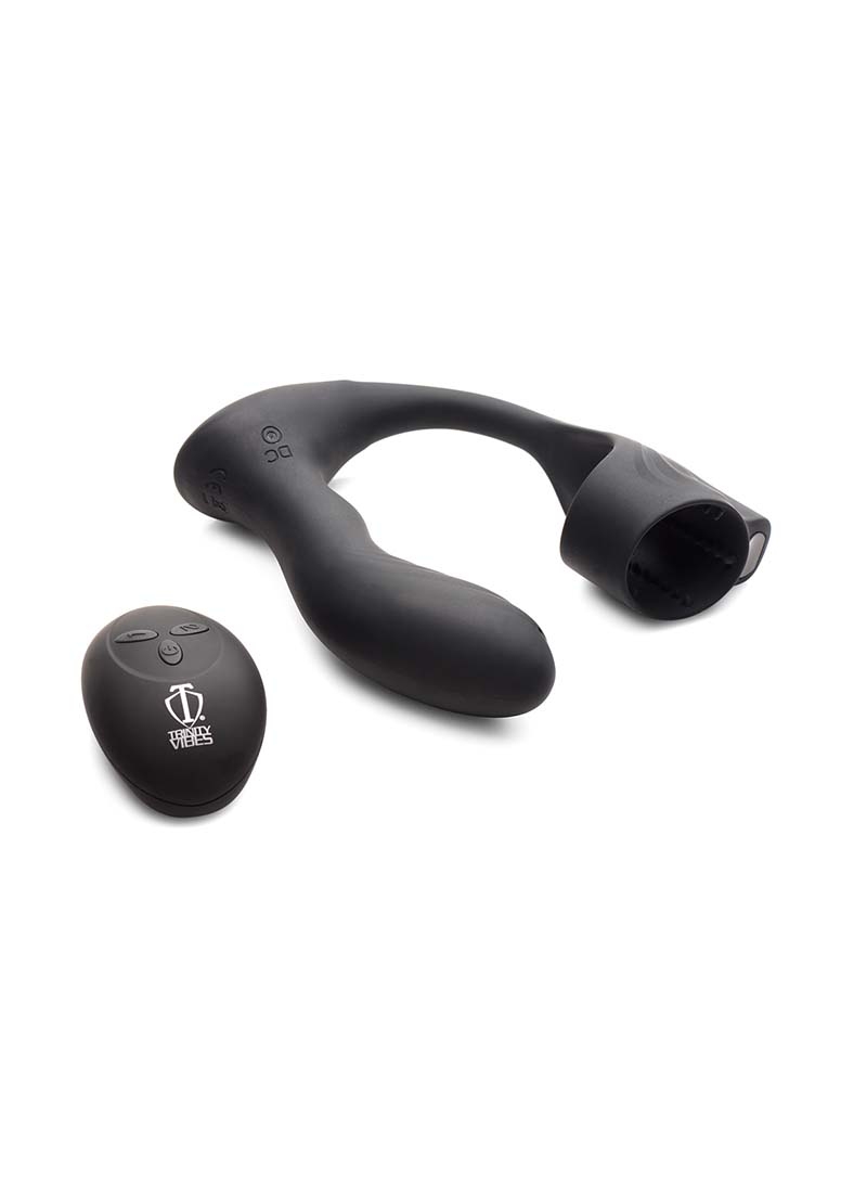 TM 7X Silicone Prostate Plug w/ Cock Ring & Remote afbeelding 2