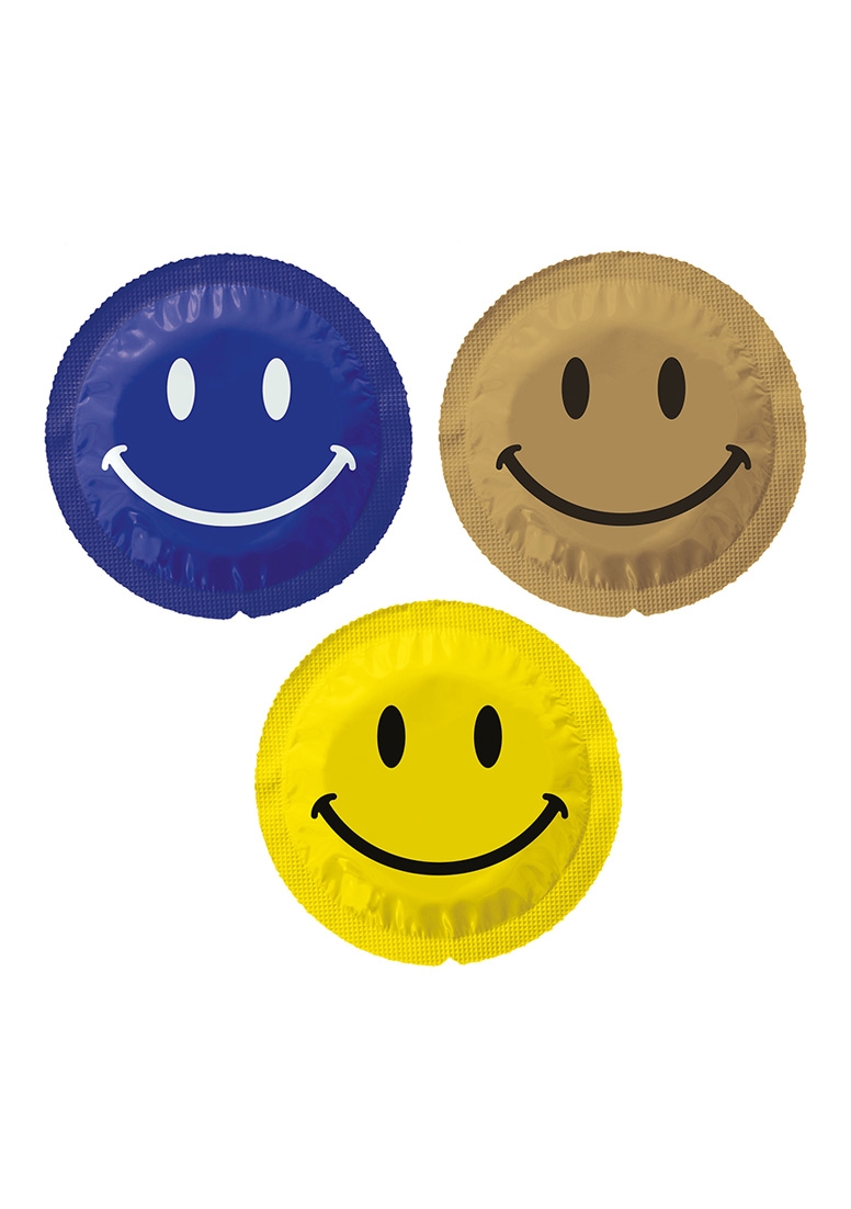 Exs Smiley Face Condoms - 24 pack afbeelding