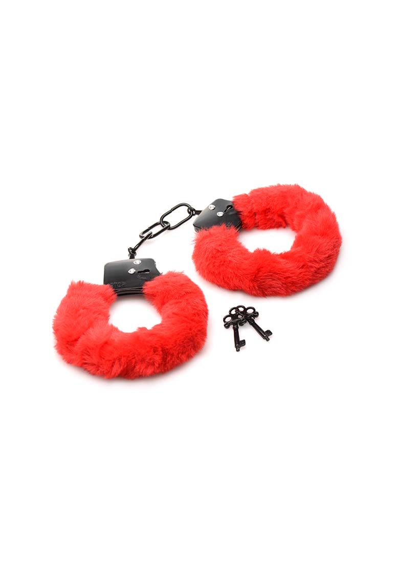 Cuffed in Fur Furry Handcuffs afbeelding