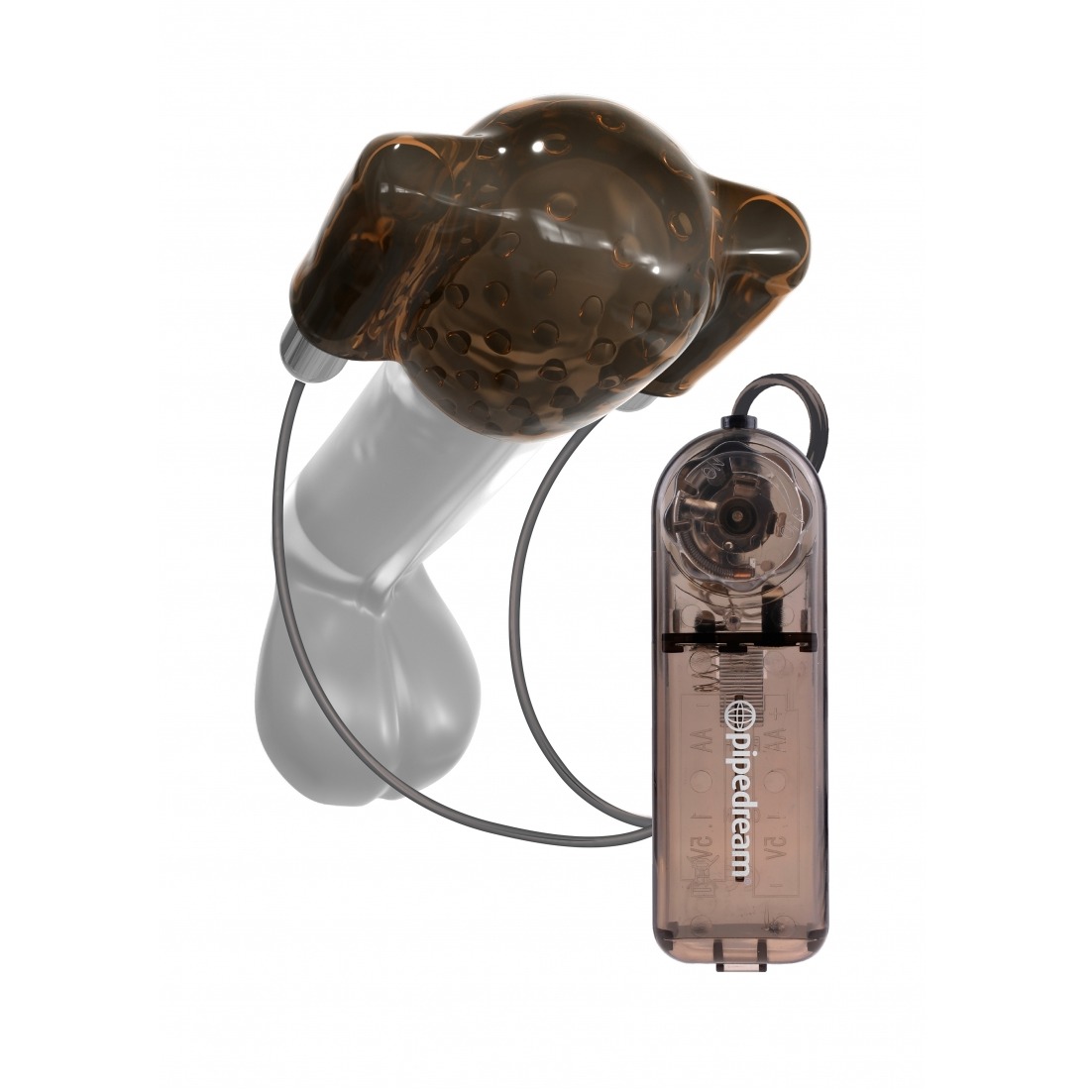 Classix Dual Vibrating Head Teaser (Black/Smoke) afbeelding