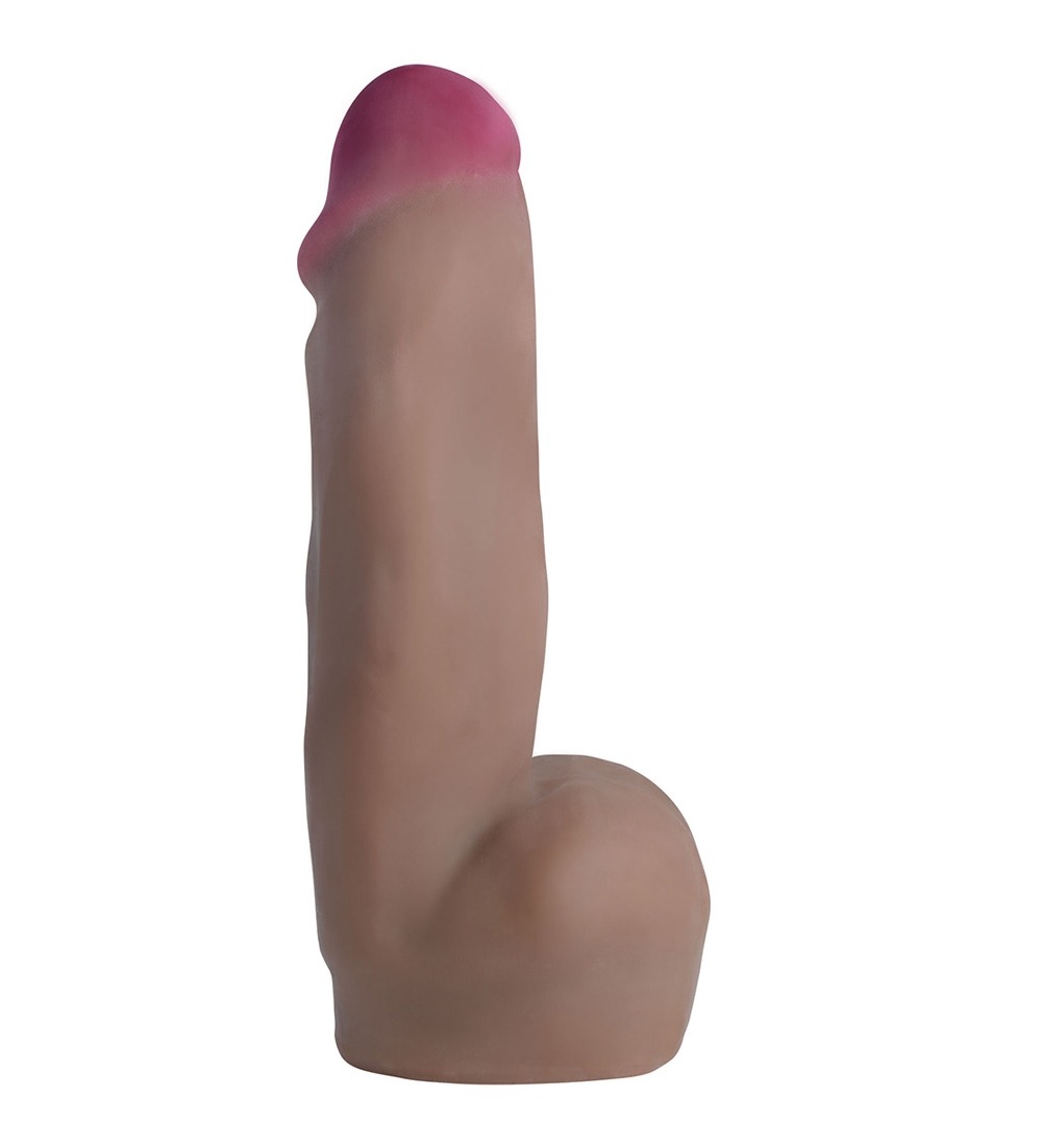 7" Dual Density Squirting Dildo - Dark afbeelding