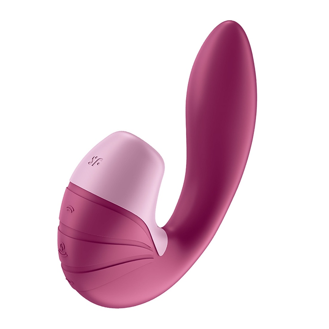 Satisfyer - Insertable Double Air Pulse Vibrator Supernova - Berry