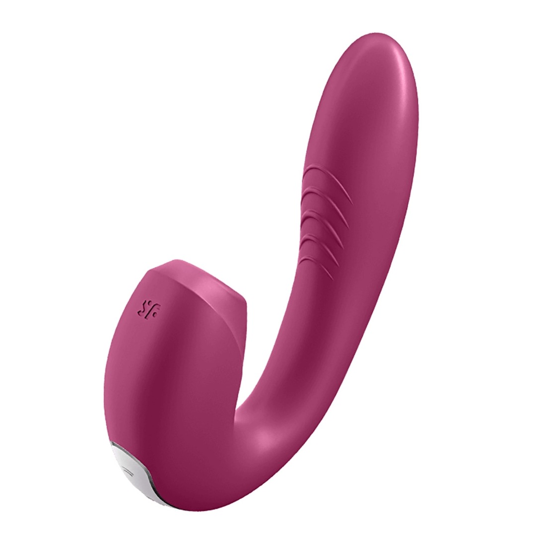 Satisfyer - Insertable Double Air Pulse Vibrator Sunray - Berry